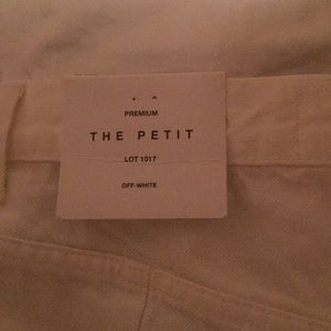 Zara Petit Off White Slouchy Fit Jeans
